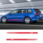 Car Side Skirt Sticker Car Styling Decal Car Accessaries for Volkswagen Polo Volkswagen Atlas Tiguan Passat Arteon